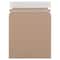 JAM Paper 6" x 6" Brown Kraft Flat Photo Mailer Peel & Seal Closure Envelopes, 6ct.